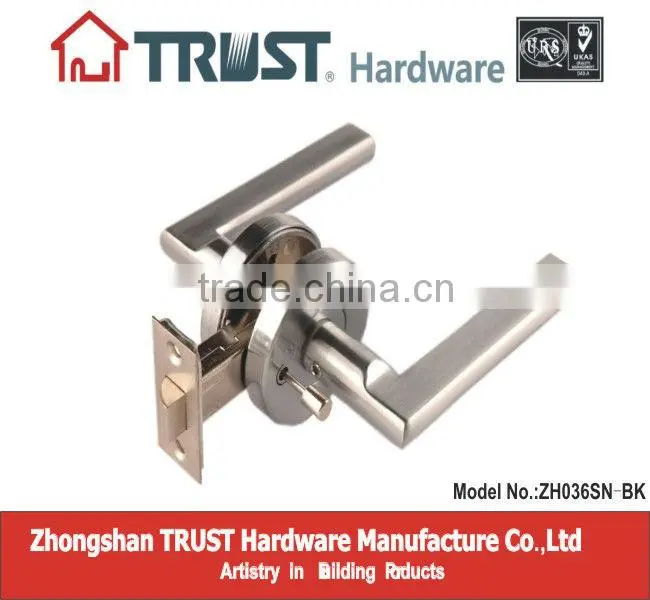 ZH036:trust Zinc Alloy Lever Handle Privacy function