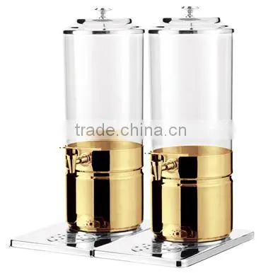 Fashion Stainless Steel Cooler Fruit Juice Dispenser for Buffet