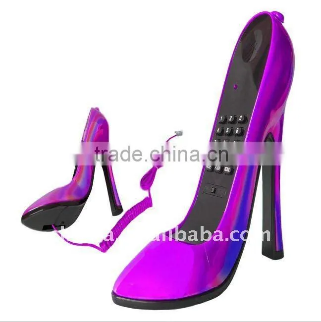High Heel Shape Telephone For Girls