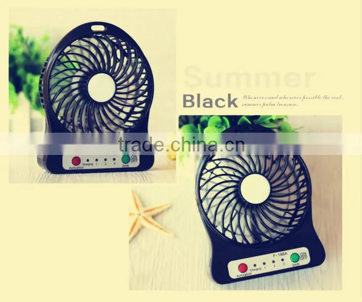 Fashionable Mini USB Fan with More Function Newest USB Desk Fan 3.5 Inch