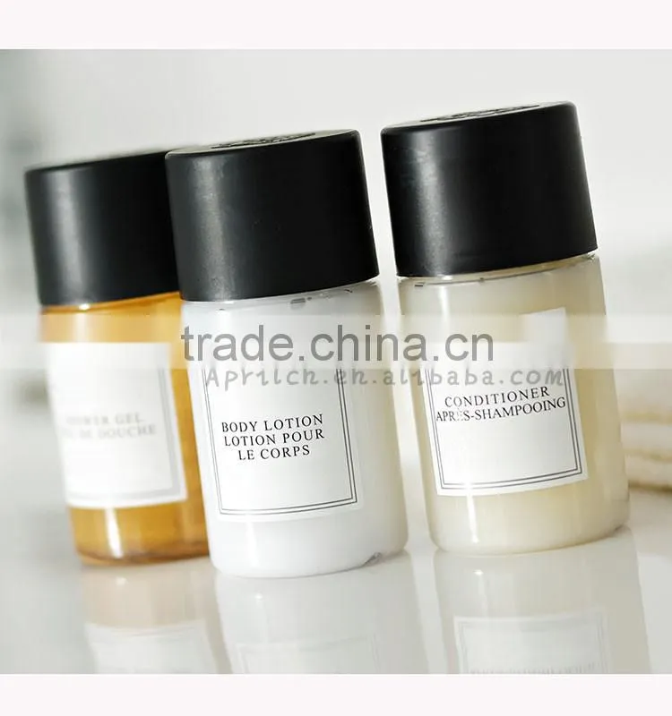 hotel cosmetic bottle for shampoo conditioner body lotion