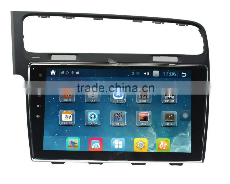 10.1" Pure Android VW Golf7 Car Radio GPS WIFI 3G CANBUS, 1024*600 HD VW Golf 7 Car Radio GPS RK3188 1.6GHz Cortex-A9 Quad-Core