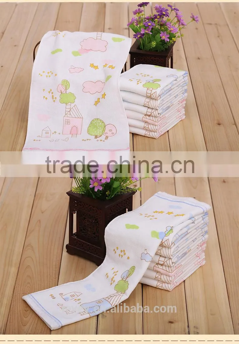 China customize cheap wholesale towel set many designs for choose cotton kids terry fabric