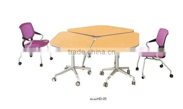folding stackable training meeting conference table HD-04A2 for hall