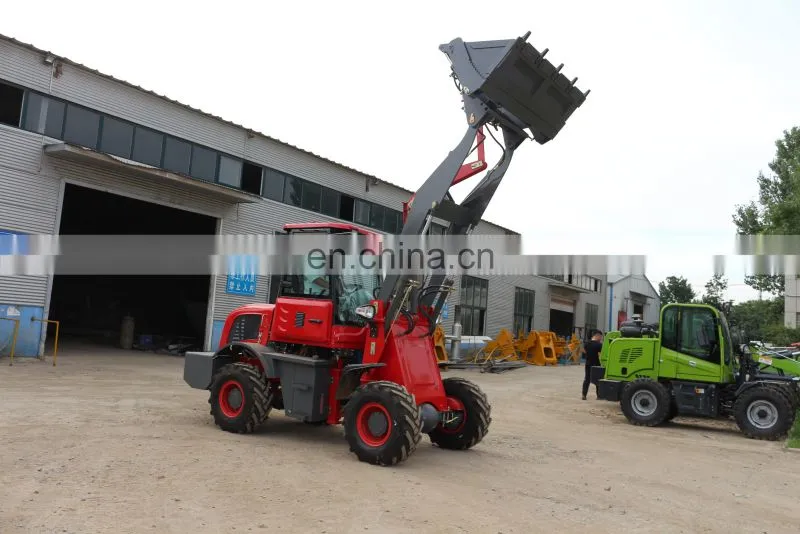 4 wheeled terrian Concrete 1.5 Ton ZL-15 915 farm Mini Front Loaders