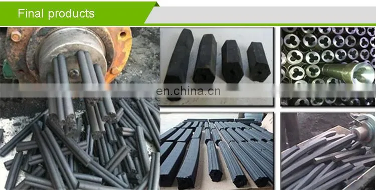 Multi-function Charcoal Coal Waste Paper Dust Briquette Extruder Machine