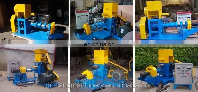Animal poultry pet dog snack Food floating fish feed pellet Machine