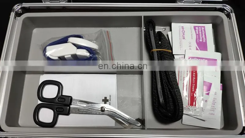 Emergency Home First Aid Kit with supplies Set Bags Box Travel Waterproof Alloy first aid box