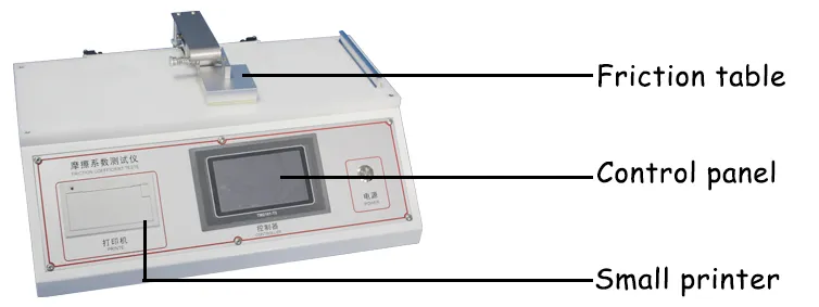 HST Coefficient of Friction Tester Plastic Film COF Tester