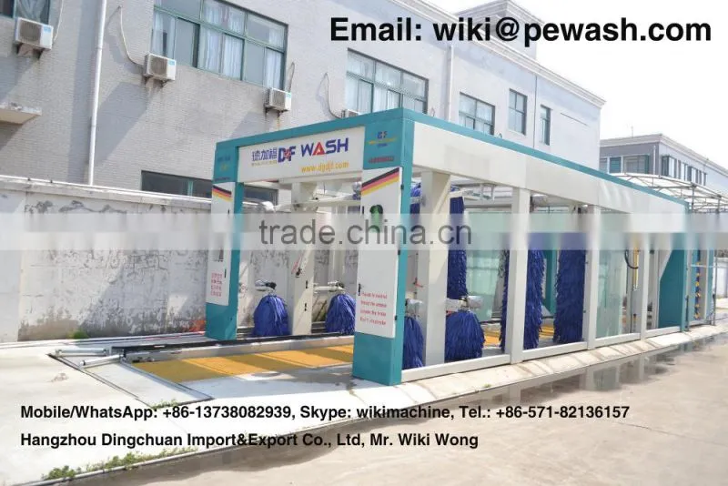 Tunnel Car Wash 9Brushes PE-T9 40000USD