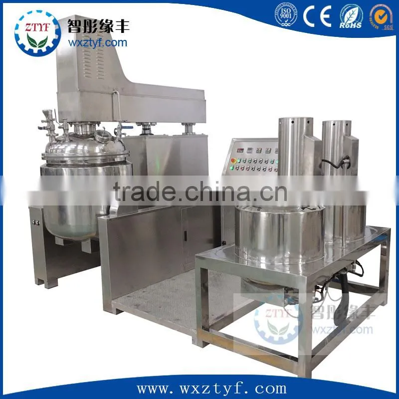 hydraulic lifting cream lotion food jam mayonnaise Sesame paste emulsifying mixer can be heated and cooling