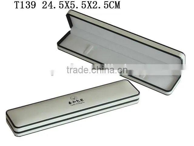 T139 White Custom Paper Jewelry Packaging Bracelet Box with Logo Print