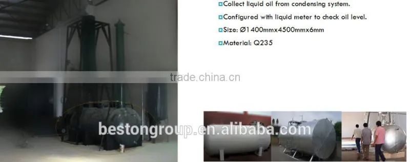 Hot selling 2015 newest tire recycling pyrolysis machine waste tire pyrolysis to oil machine with CE