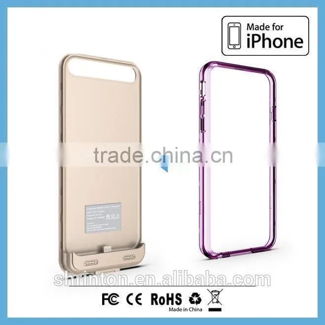MFI Protective Battery Case 3200mAh External Power Bank Charger Case Backup Battery