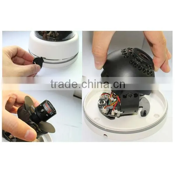 High Definition Plastic Dome 2 Megapixel IP Camera