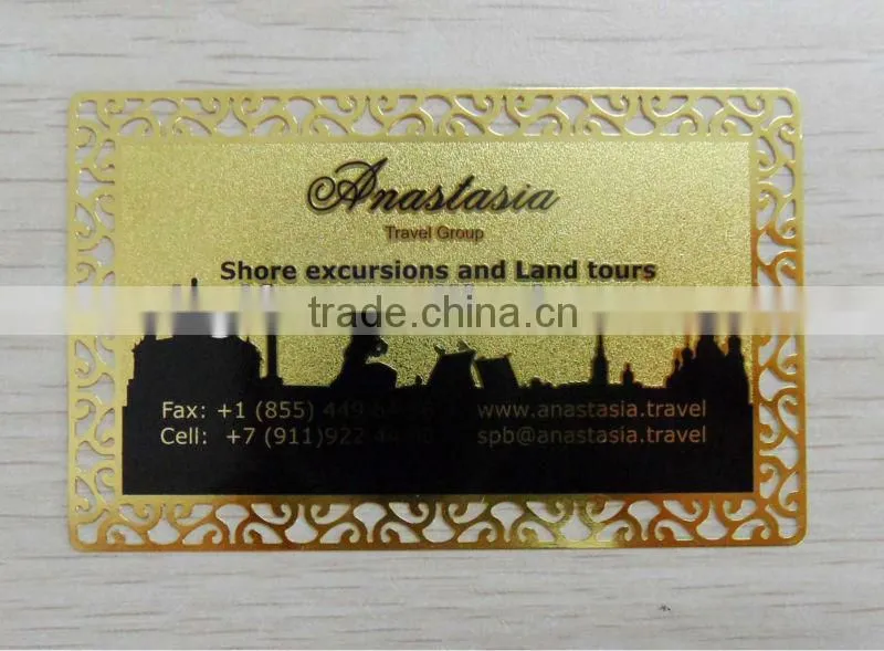 Metal Buddha card and Business card