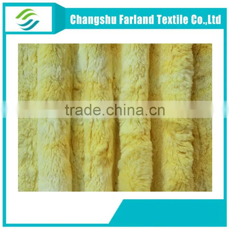 Colorful tie-dye chiffon plush fabric