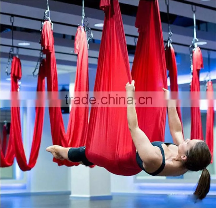 Safety Elasticity Aerial Yoga Hammock Springy Midair Inversion Sling Yoga Swing