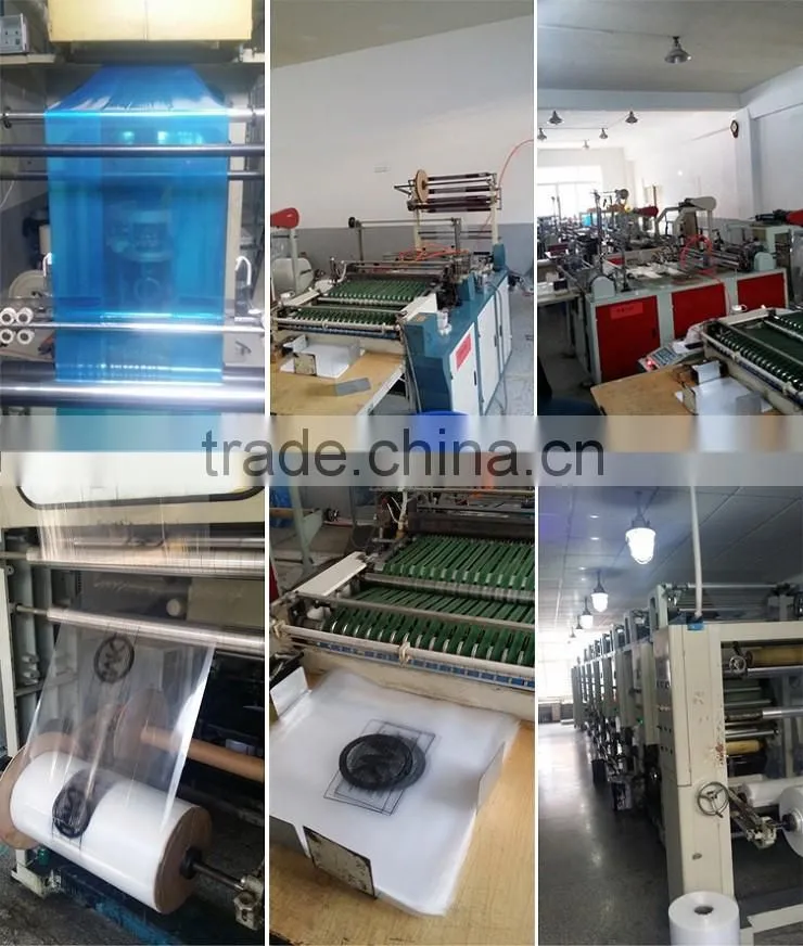 Customized High Quality and Durable HDPE Plastic Flat Bag With Multiple Color