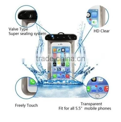 Waterproof floating cases orange color