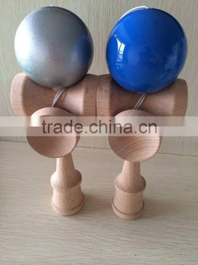 High quality 5 cup wooden kendama skill ball toy for wholesale