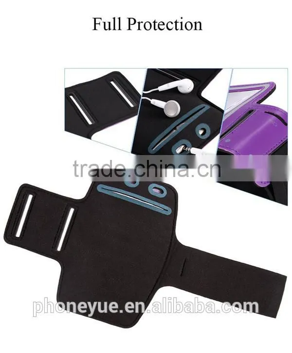 running jogging waterproof mobile cell phone sport armband case for samsung s6