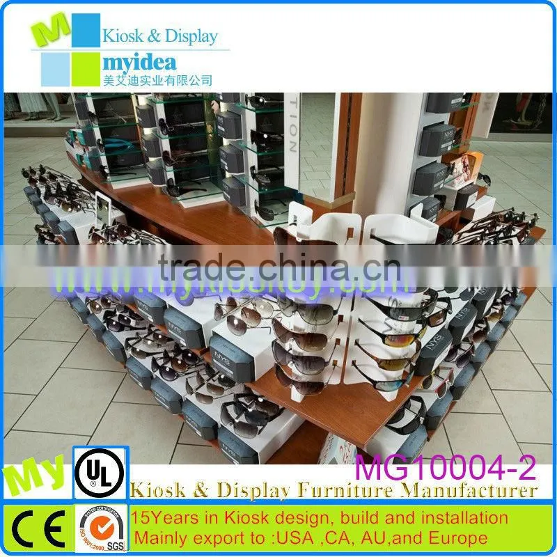low price sunglasses kiosk,sunglasses display stand/rack/case
