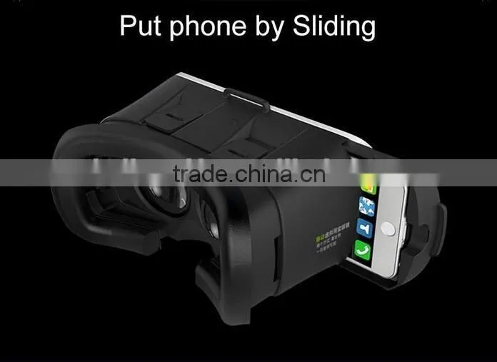 2016 Top selling 3D VR headset glasses for moblie smart phone