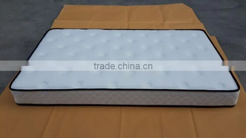 Tight top best price two side hostel spring mattress