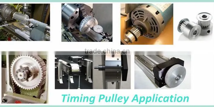 Aluminum MXL025 small timing belts and pulleys
