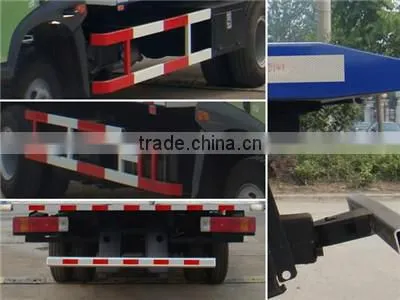 HOT SALE FAW Road towing truck heavy wrecker with flat low bed