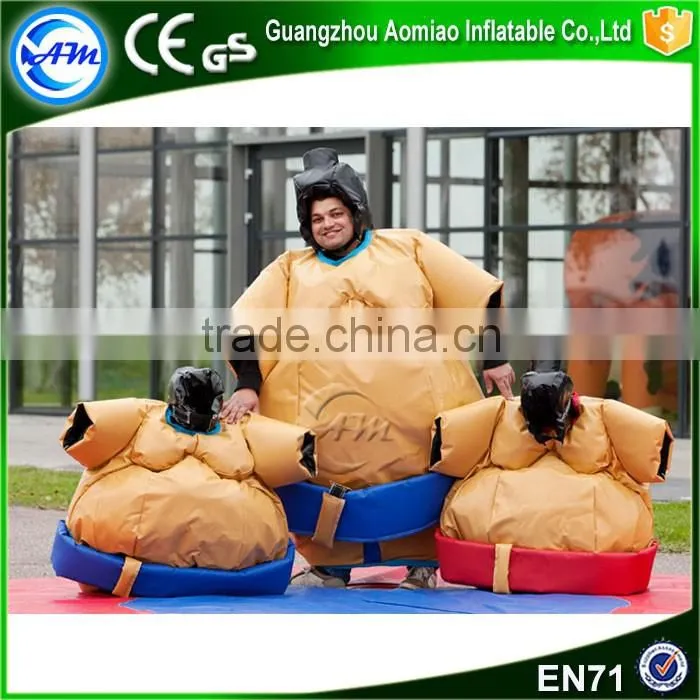 Customize inflatable foam padded sports games/sumo wrestling suits for sale