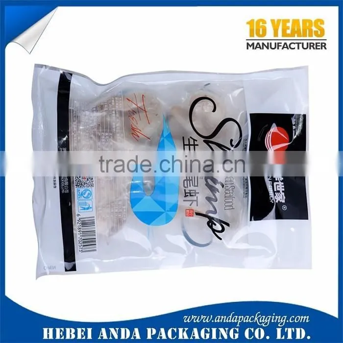 Aluminum foil laminated material frozen sea food packaging plastic roll film