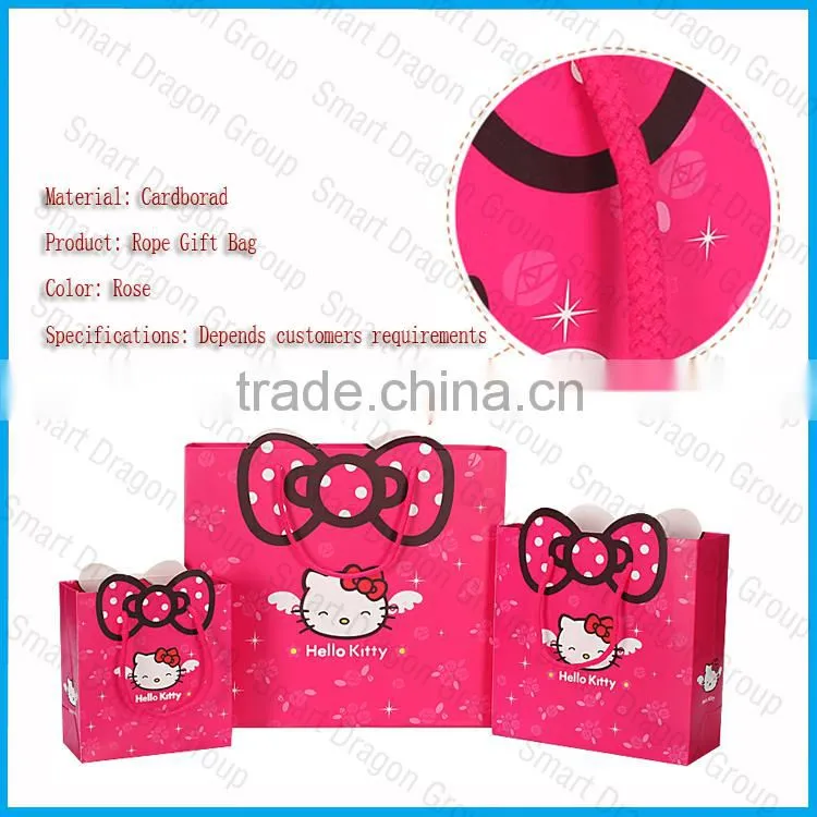 Custom Printing Full Color Paper Packaging Bag Wholesales
