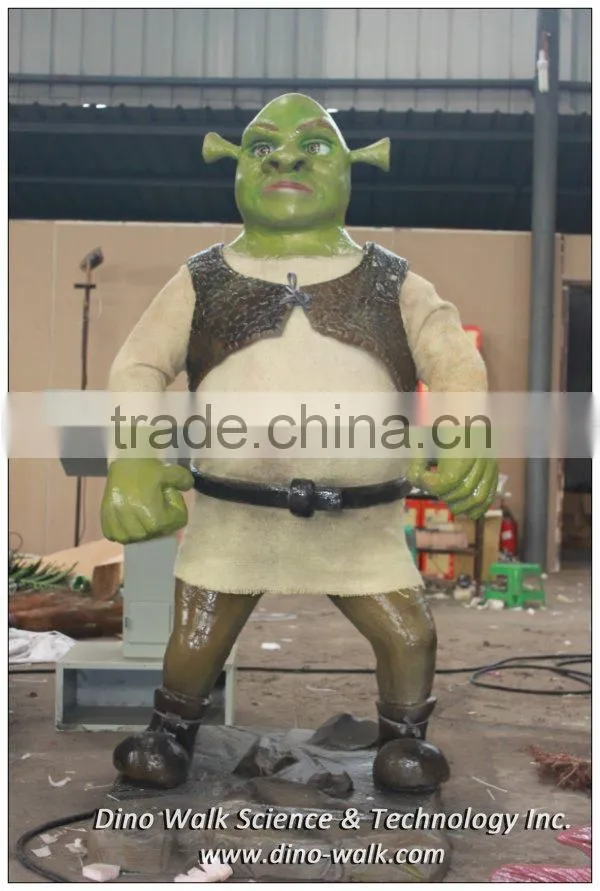 Animatronic cartoon Shrek 1.5m high
