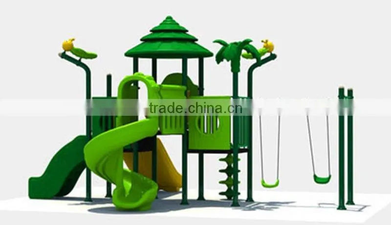 woods outdoor slide sets with swings for backyard LE.SL.018