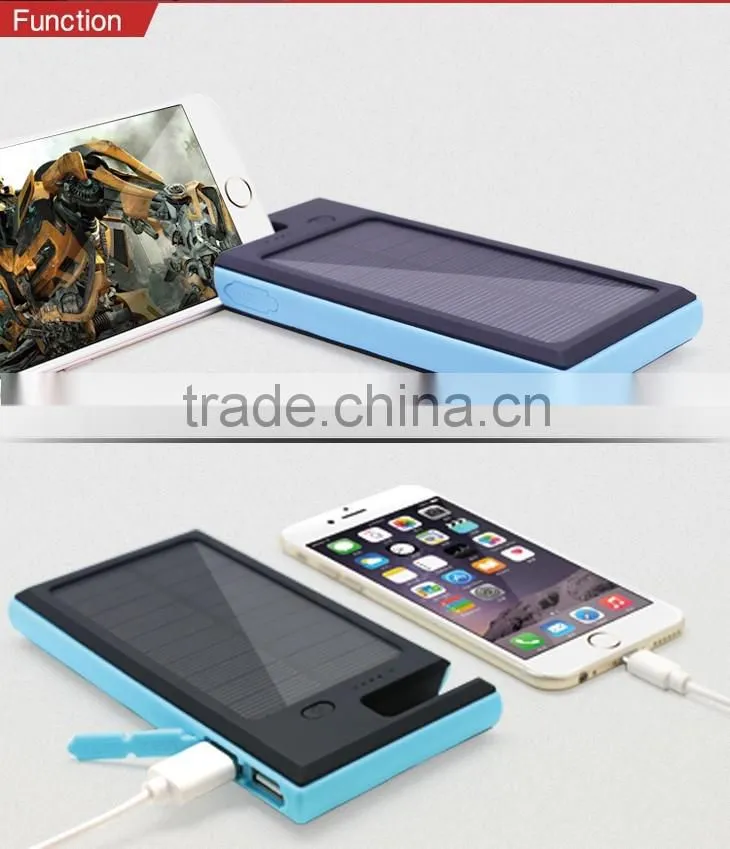 Phone stand Best quality with 8000mAh move power bank solar charger