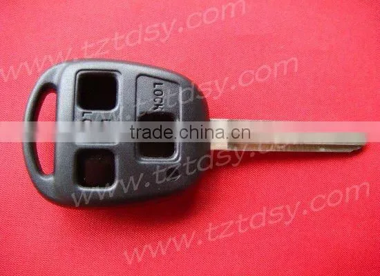 Tongda 3 button car key shell for toyota
