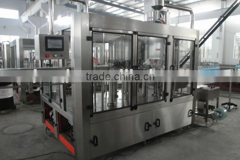 Washing filling and capping machine
