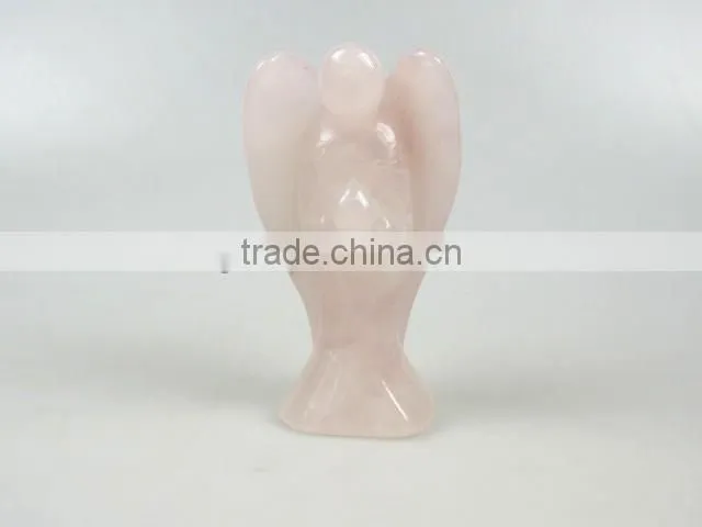 beautiful Green Quartz Carved Angel for wholesale