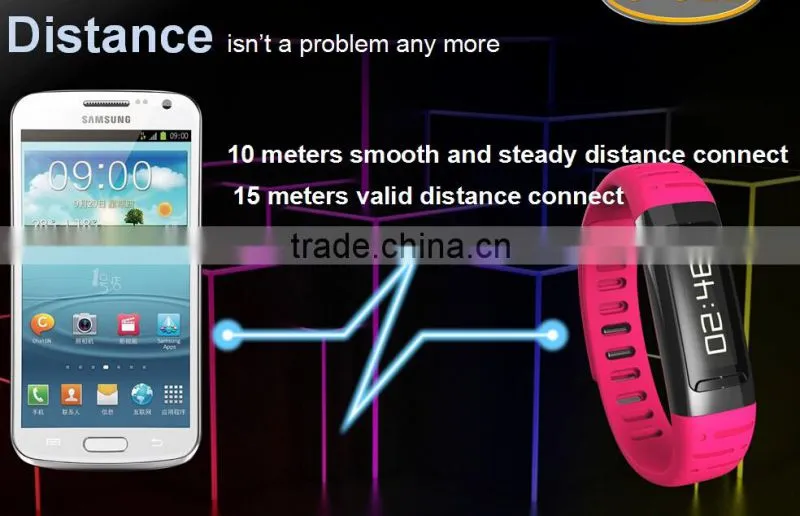Waterproof good health Bluetooth Bracelet with pedometer wifi hotspots caller ID