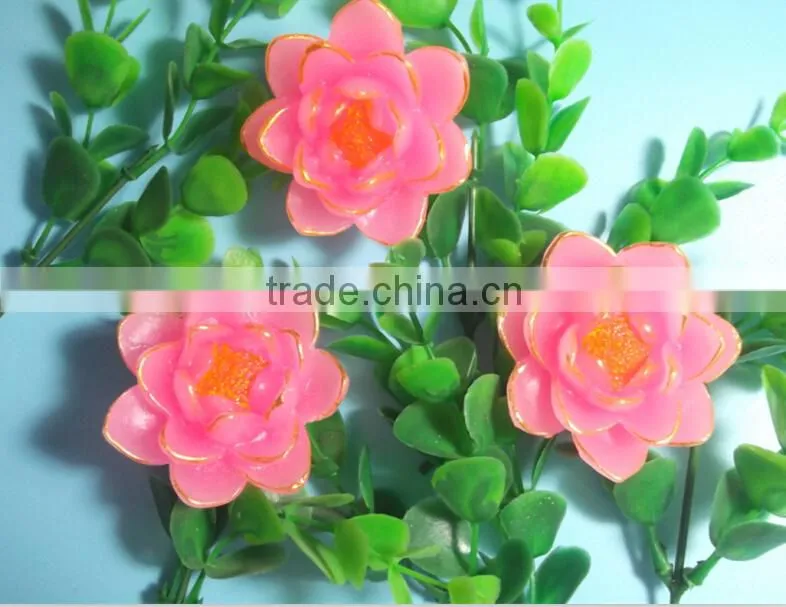 China Import Items Cheap Lotus Flower Candle For Decor Home