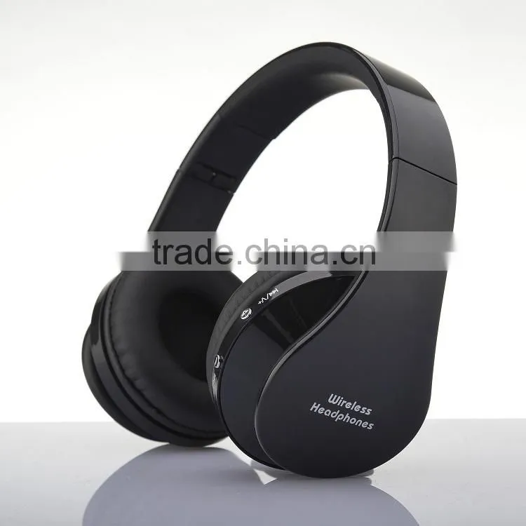 New arrival wireless bluetooth headphone sd card wireless bluetooth stereo headphone with microphone wholesale