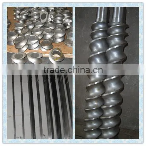 72/72 parallel twin extruder screw barrel
