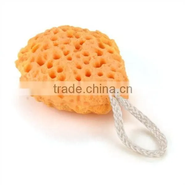 Shower Spa Body Cleaning Sponge Scrub (Orange)