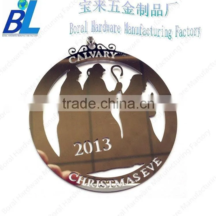 Stainless steel hollow outed animal design bookmark