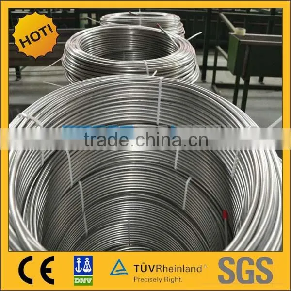 ASTM A269 TP316L Bright Annealed Seamless Coiled Tubing