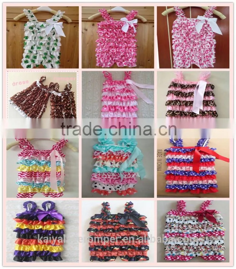 wholesale baby romper vintage infant newborn baby romper ruffle romper 2016