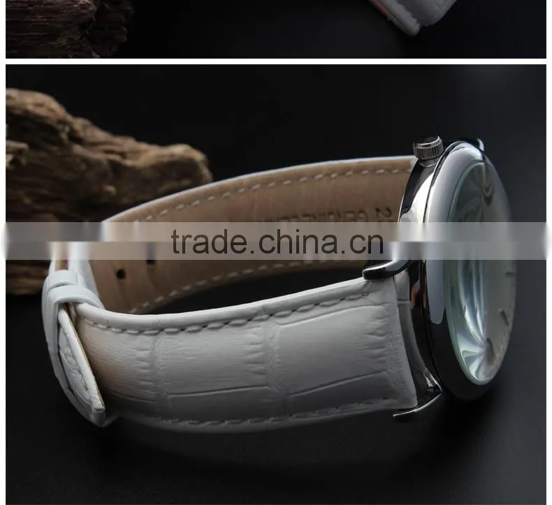 Cheap 12|14|16|18|20mm high quality cowhide leather Watch strap wholesale 3PCS