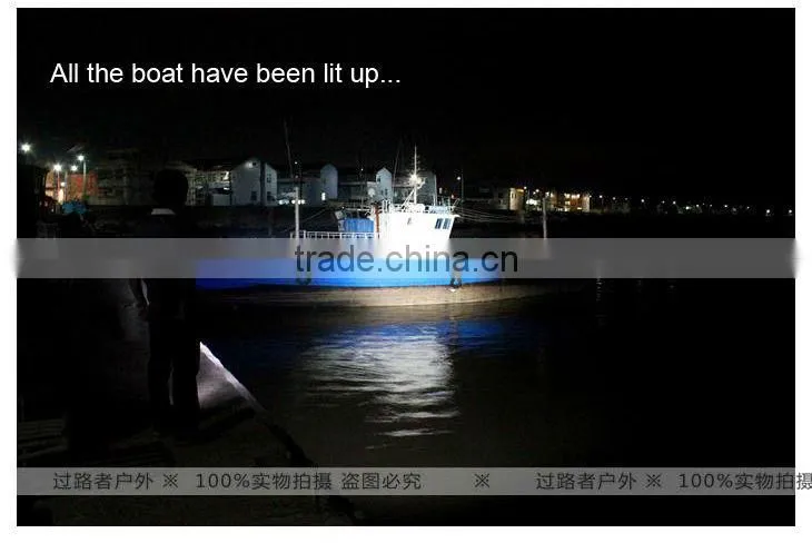 GOREAD Y80 High bright rechargeable flashlight 3*XML-T6 5 mode 30W stainless head search products